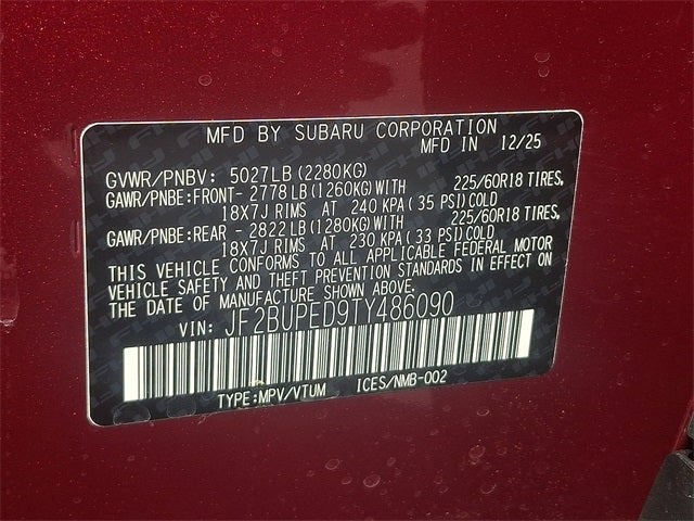 2026 Subaru OUTBACK Touring