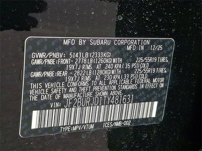 2026 Subaru OUTBACK Touring XT