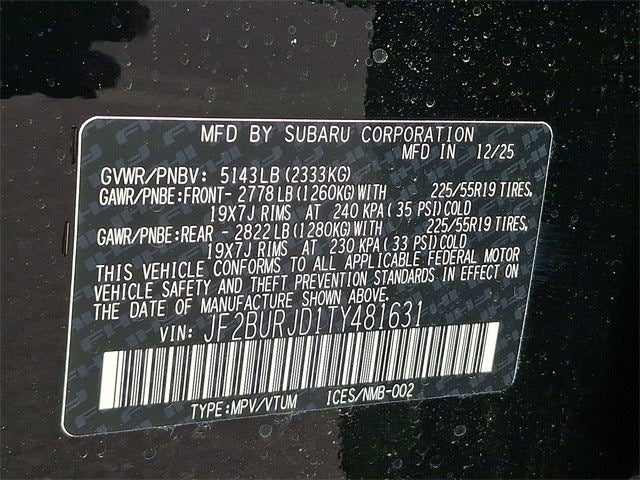 2026 Subaru OUTBACK Touring XT