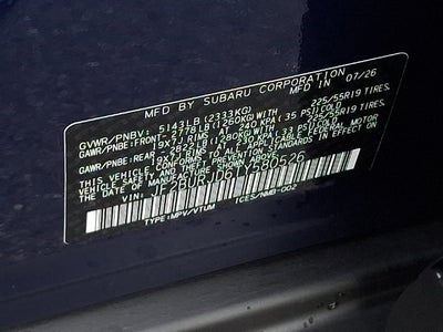 2026 Subaru OUTBACK Touring XT