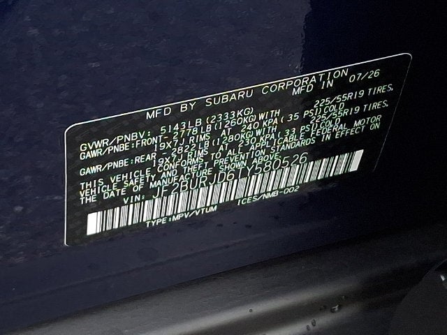2026 Subaru OUTBACK Touring XT