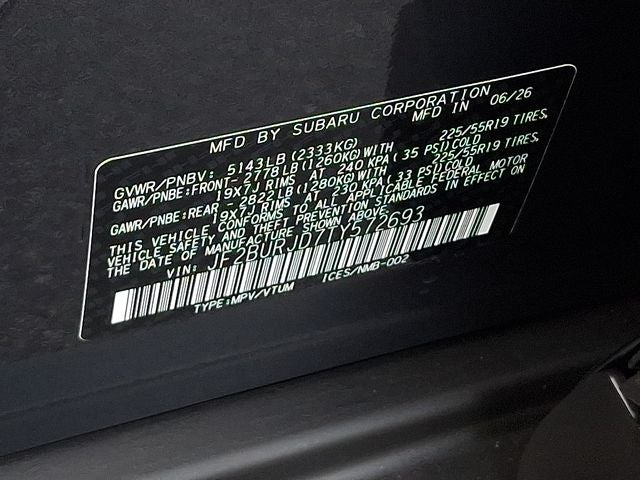 2026 Subaru OUTBACK Touring XT