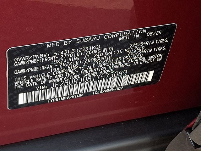 2026 Subaru OUTBACK Touring XT