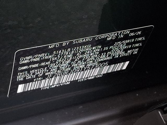 2026 Subaru OUTBACK Touring XT