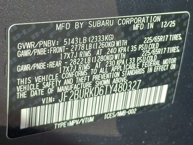 2026 Subaru OUTBACK Wilderness