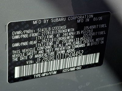 2026 Subaru OUTBACK Wilderness