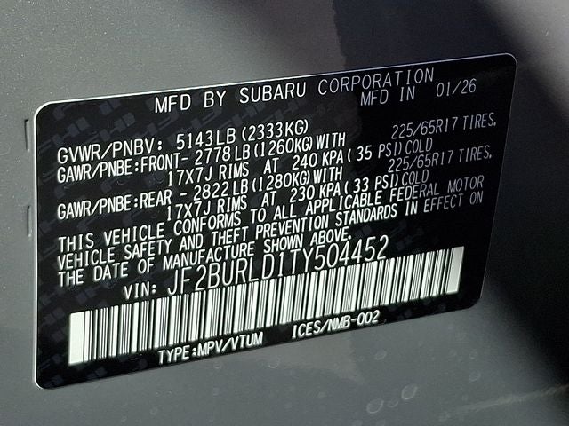 2026 Subaru OUTBACK Wilderness