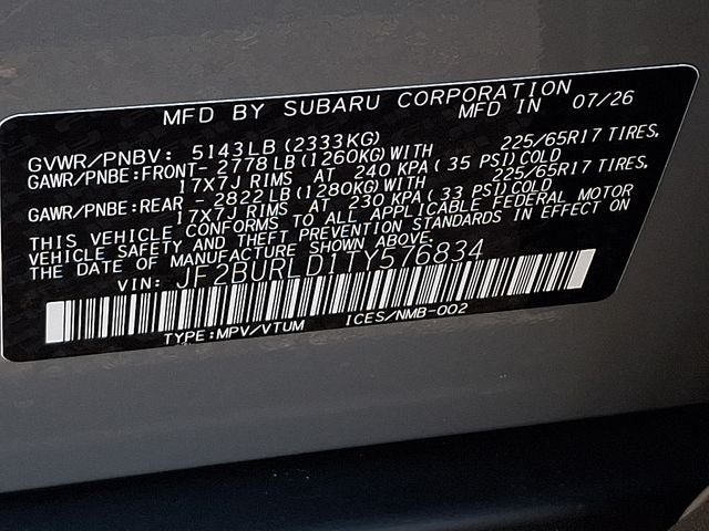 2026 Subaru OUTBACK Wilderness