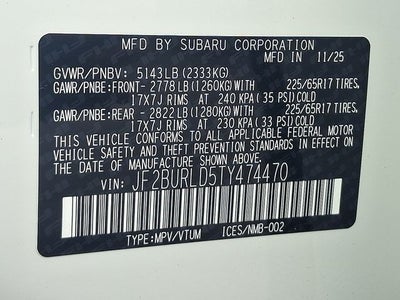 2026 Subaru OUTBACK Wilderness