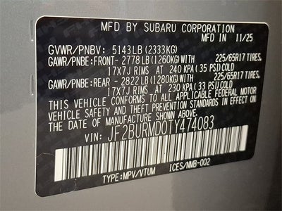 2026 Subaru OUTBACK Wilderness