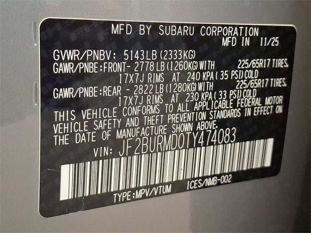 2026 Subaru OUTBACK Wilderness