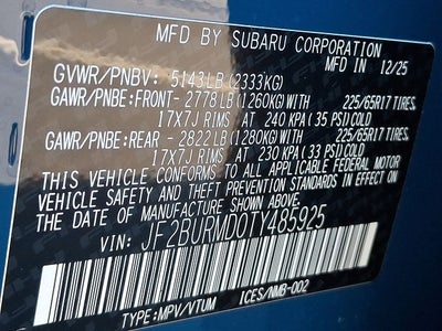 2026 Subaru OUTBACK Wilderness