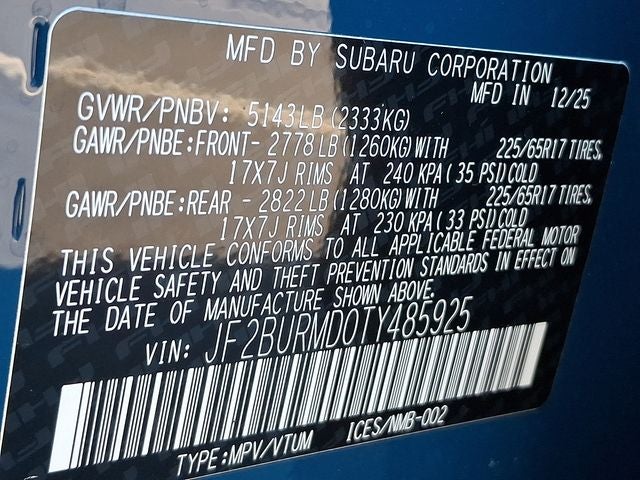 2026 Subaru OUTBACK Wilderness