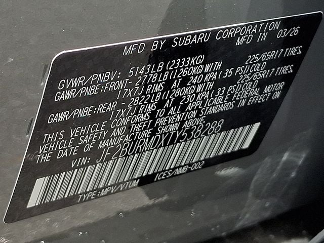 2026 Subaru OUTBACK Wilderness