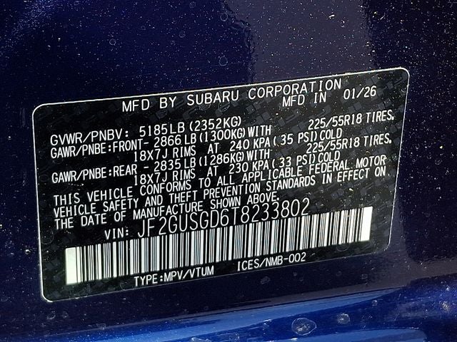 2026 Subaru CROSSTREK Sport Hybrid