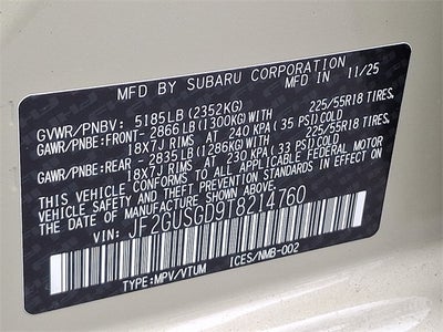 2026 Subaru CROSSTREK Sport Hybrid