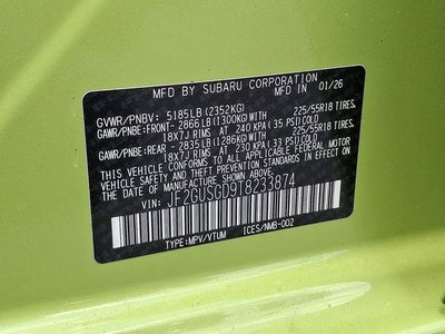 2026 Subaru CROSSTREK Sport Hybrid