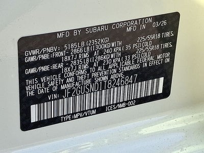 2026 Subaru CROSSTREK Limited Hybrid