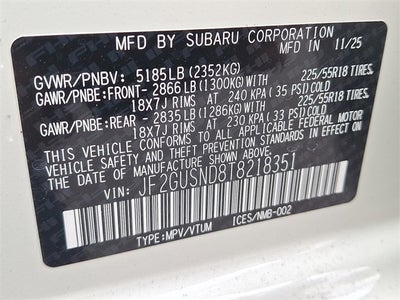 2026 Subaru CROSSTREK Limited Hybrid