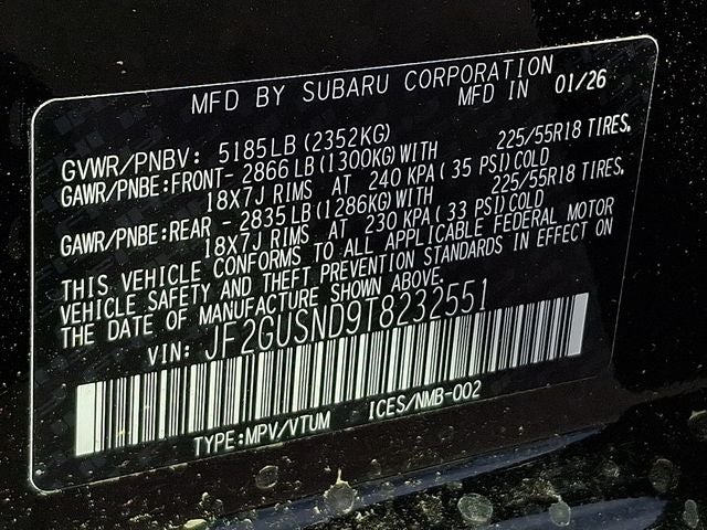 2026 Subaru CROSSTREK Limited Hybrid