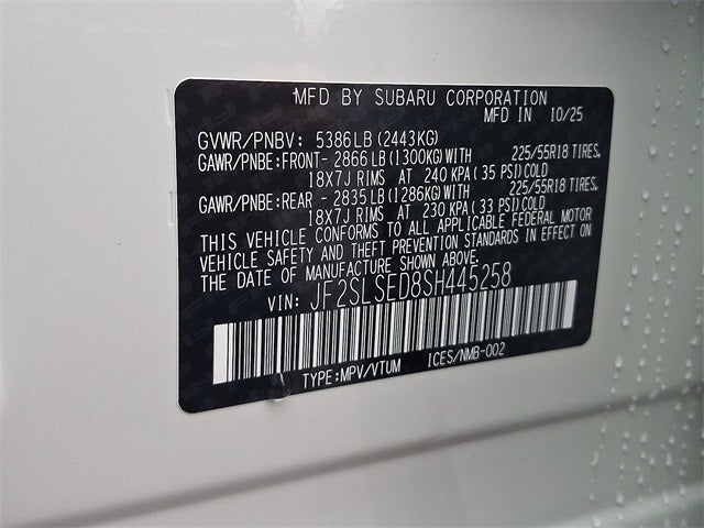 2025 Subaru FORESTER Premium Hybrid