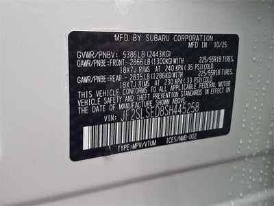 2025 Subaru FORESTER Premium Hybrid