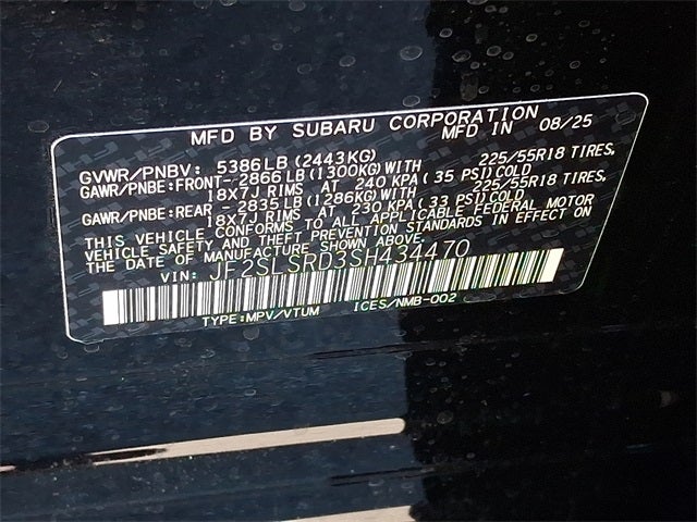 2025 Subaru FORESTER Limited Hybrid