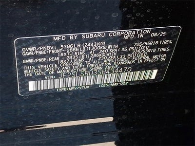 2025 Subaru FORESTER Limited Hybrid