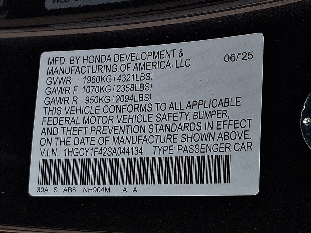 2025 Honda Accord SE