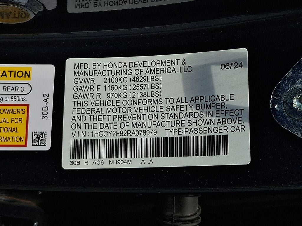 2024 Honda Accord Hybrid Touring