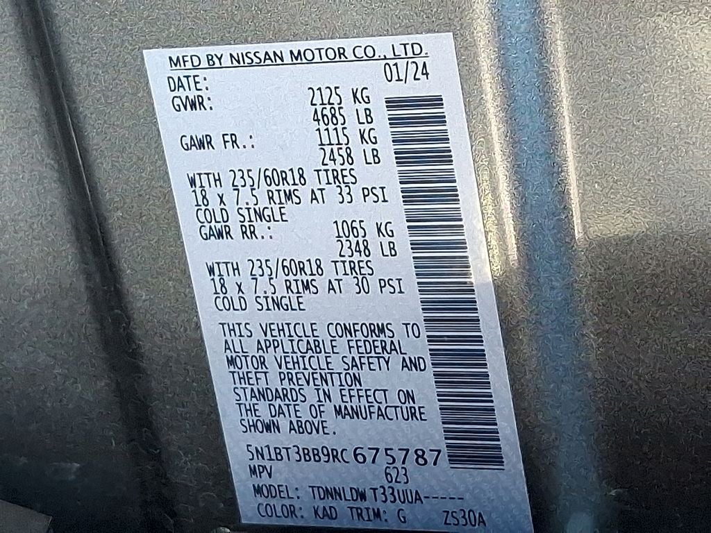 2024 Nissan Rogue SV