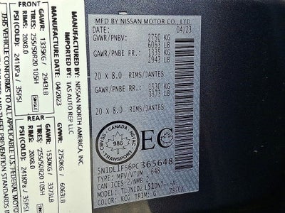 2023 INFINITI QX60 LUXE