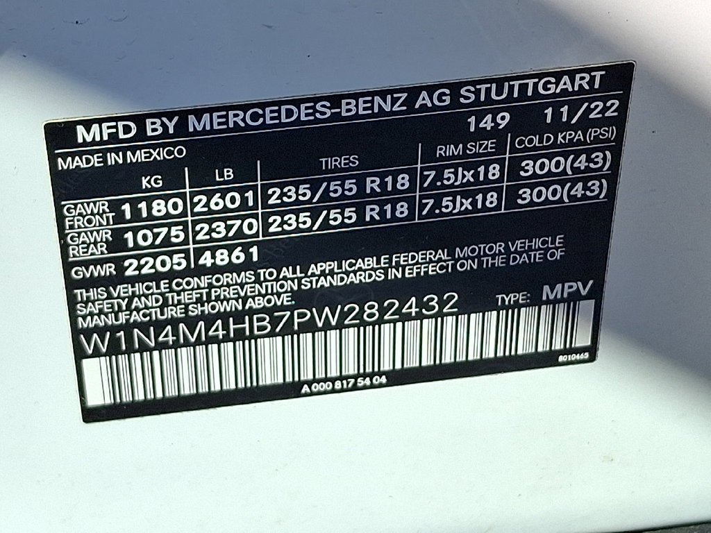 2023 Mercedes-Benz GLB GLB 250 4MATIC®