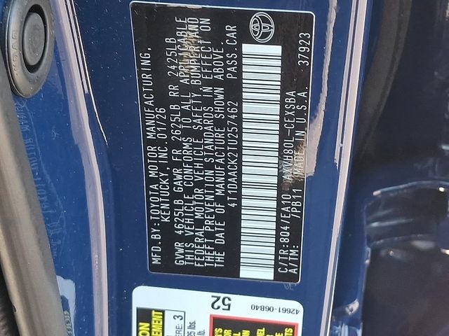 2026 Toyota Camry SE