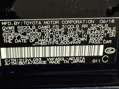 2018 Lexus LS 500 Base