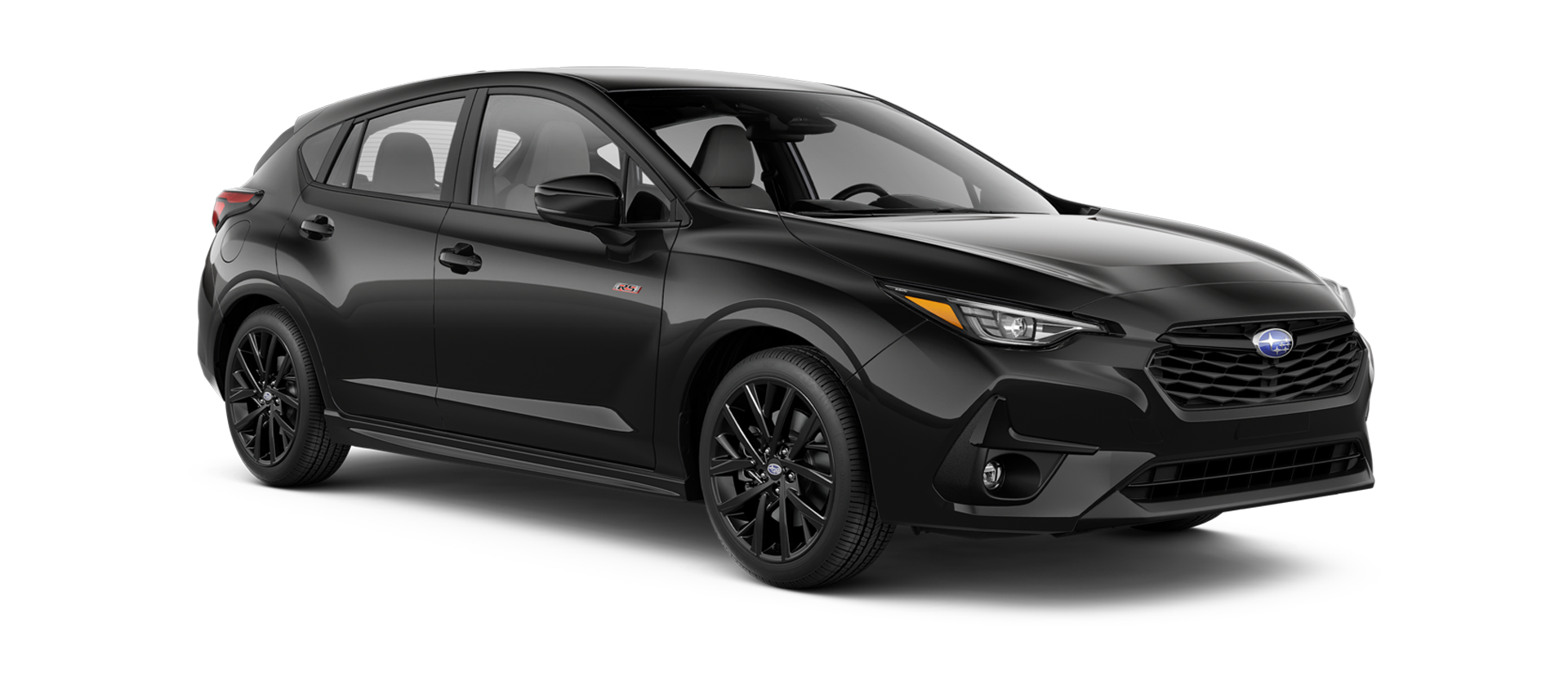 2025 Subaru Impreza RS Shown in Crystal Black Silica