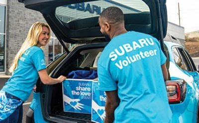 subaru volunteers