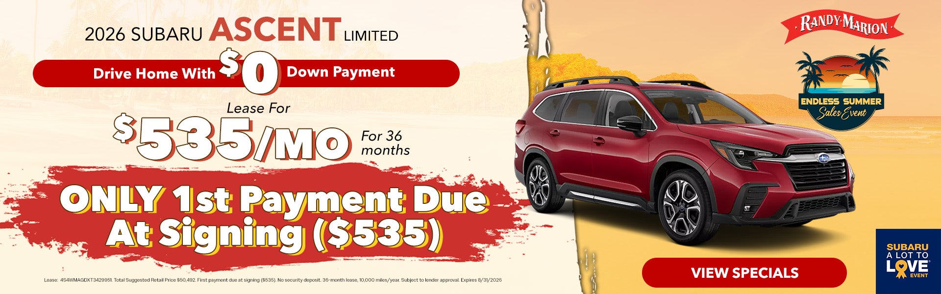 Ascent lease offer