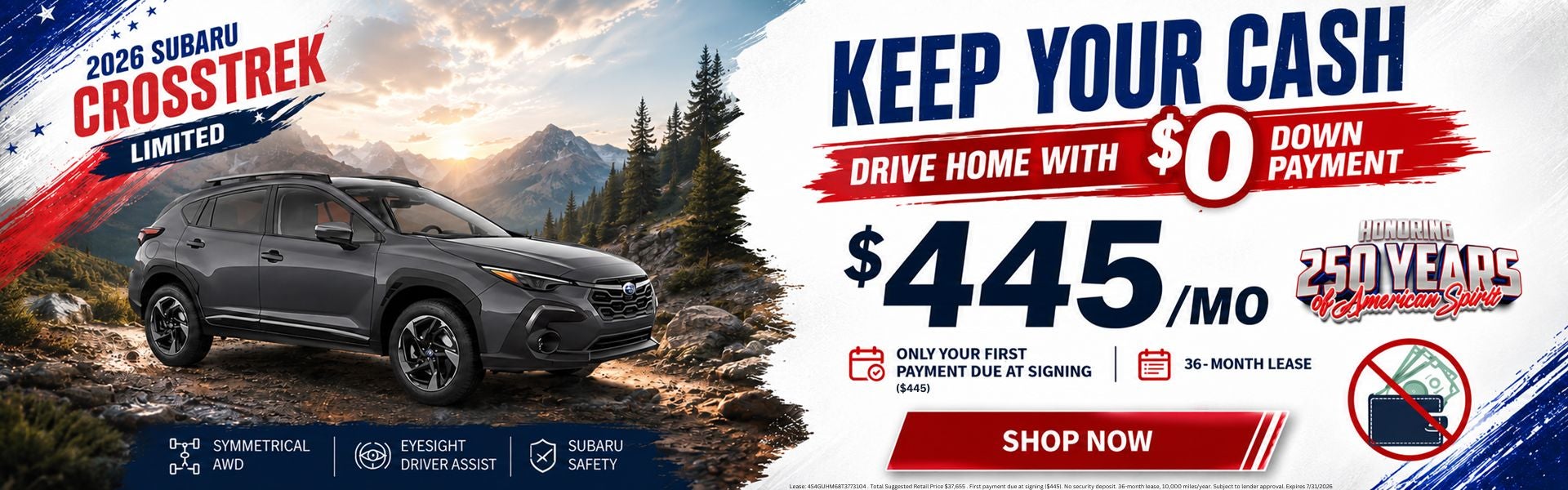 Subaru Crosstrek Limited Lease