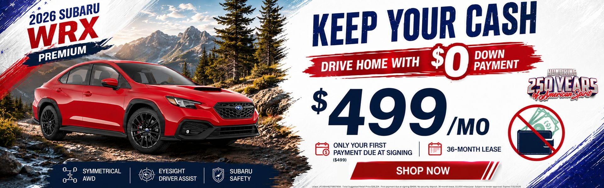Subaru WRX Lease