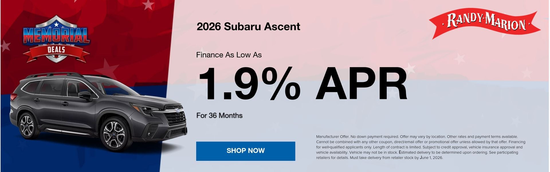Ascent finance offer