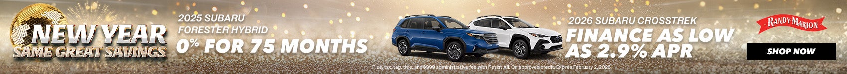 Shop New Subaru Forester and Crosstrek