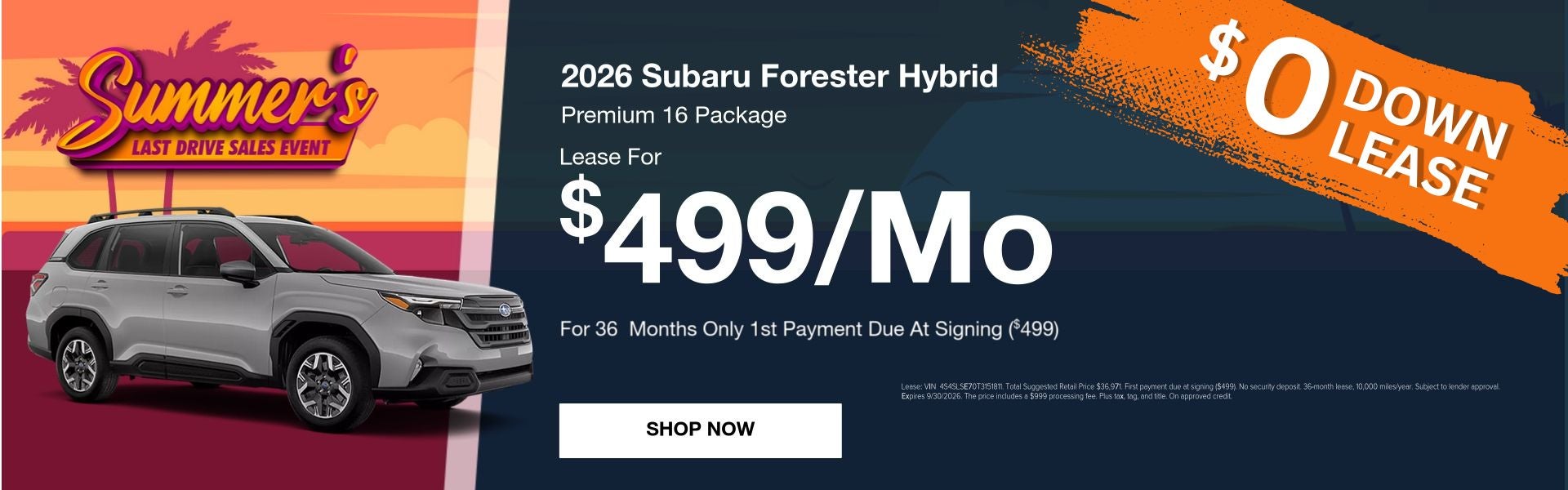 Forester Hybrid Special