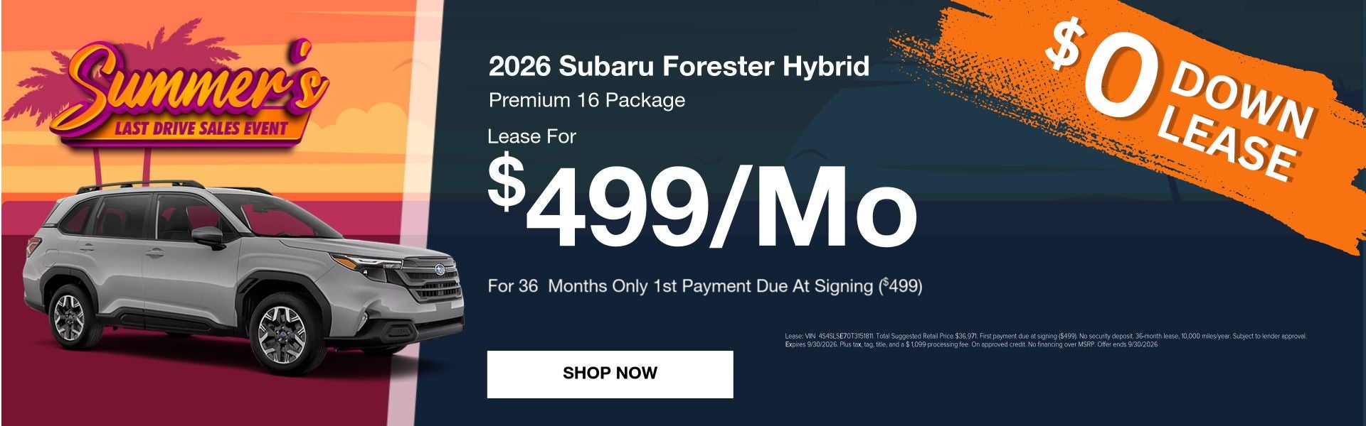 Forester Hybrid Special