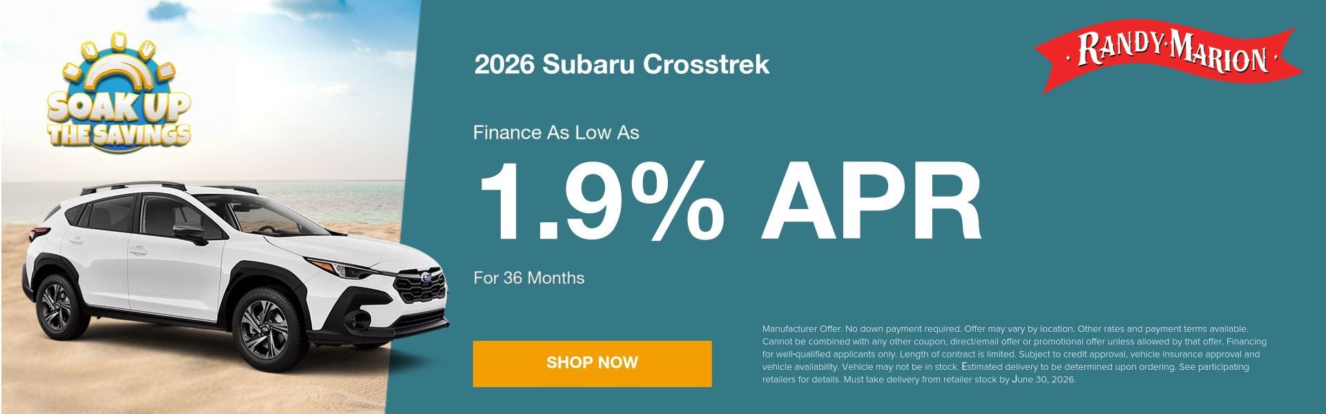 Crosstrek June Offer