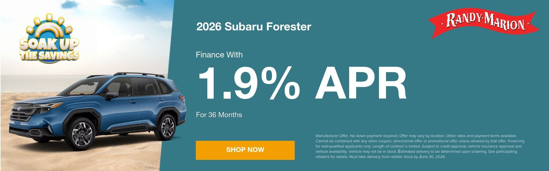 Forester June Offer