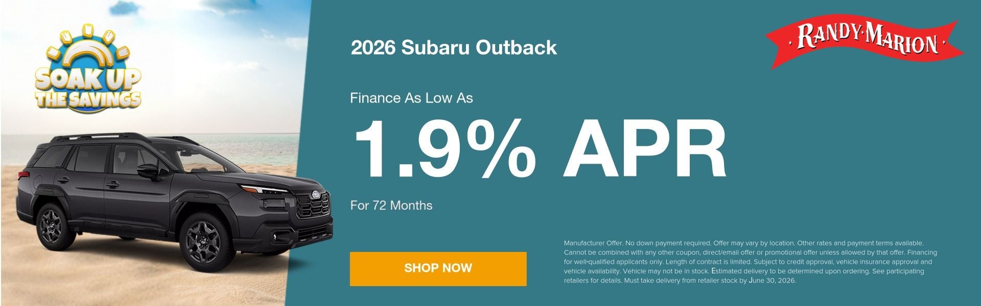 Outback June Offer