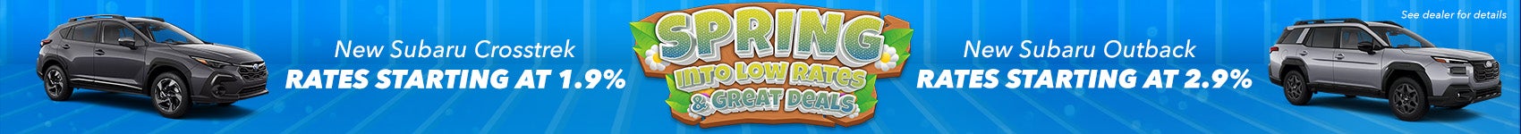 Crosstrek and Outback 