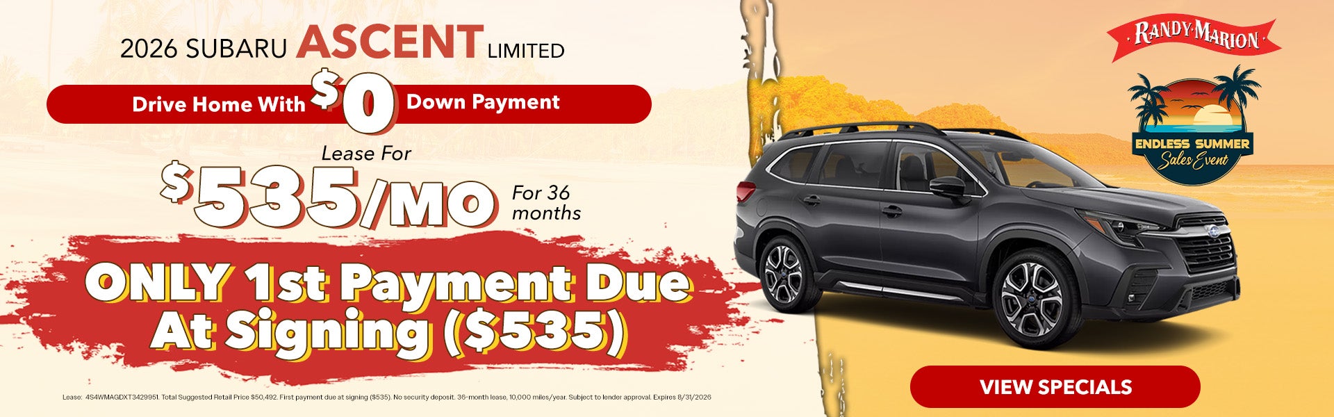Ascent lease offer