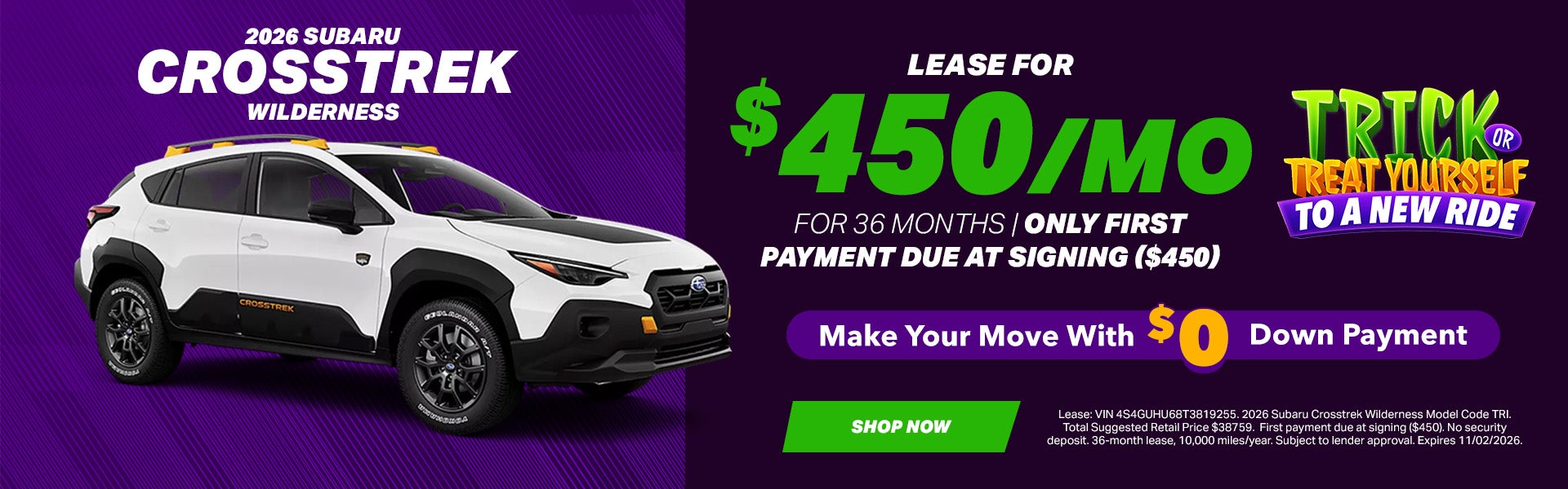 New Crosstrek Special